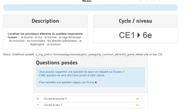 Activités jeux pedago0